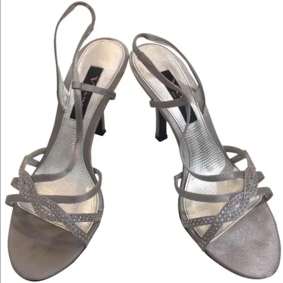 nina silver dress shoes Silver Nina Shoes